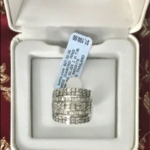 WIDE DIAMOND RING